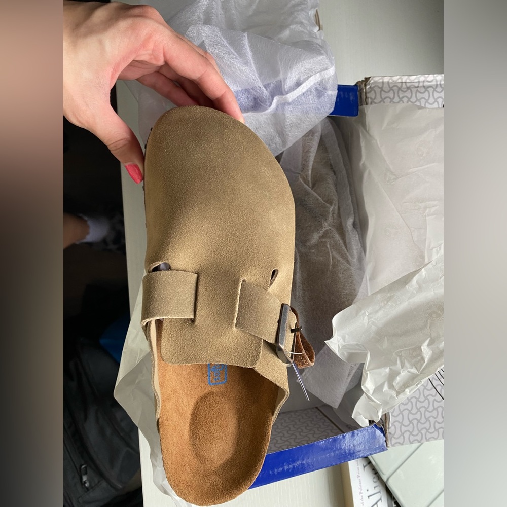 Birkenstock Boston Clog Taupe